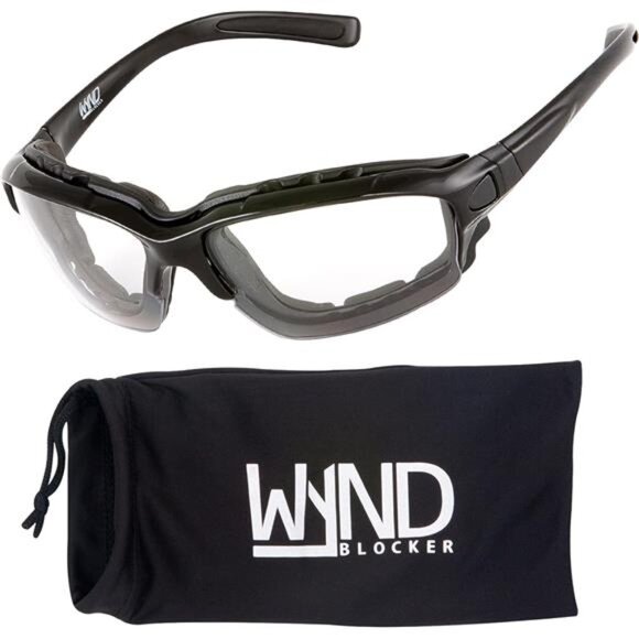 WYND Blocker Motorcycle Riding Glasses Extreme Sports Wrap Sunglasses - Picture 1 of 7